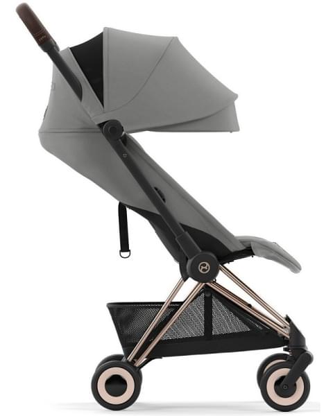 Детская прогулочная коляска Cybex Coya Mirage Grey шасси Rosegold