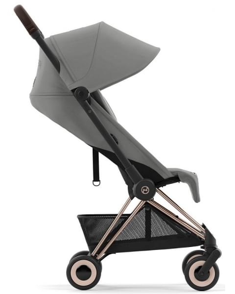 Детская прогулочная коляска Cybex Coya Mirage Grey шасси Rosegold