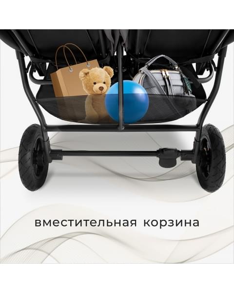Детская прогулочная коляска для двойни Sweet Baby Donna Beige