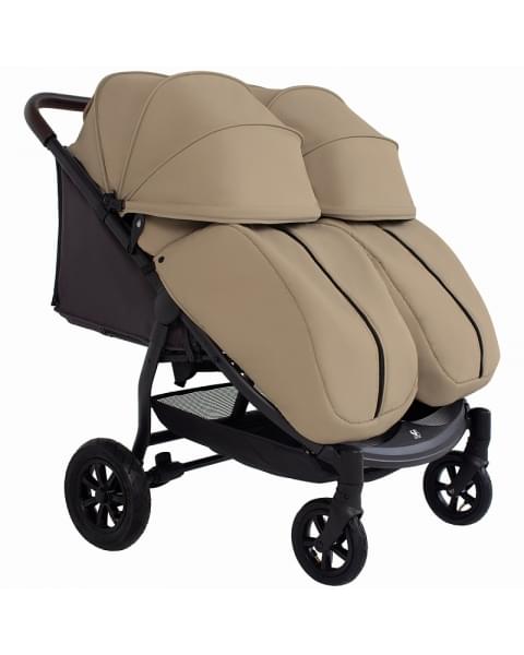 Детская прогулочная коляска для двойни Sweet Baby Donna Beige