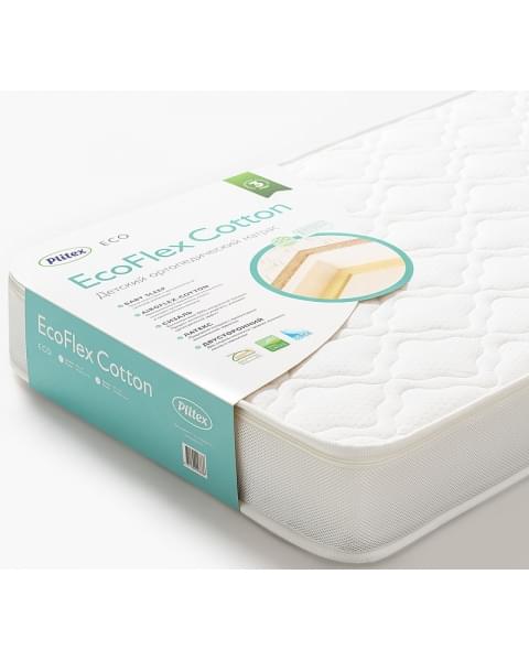 Детский матрас Plitex Eco Flex Cotton ЭКХк-01 120х60см