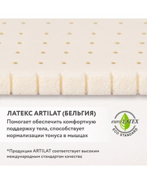 Детский матрас Plitex Eco Flex Cotton ЭКХк-01 120х60см