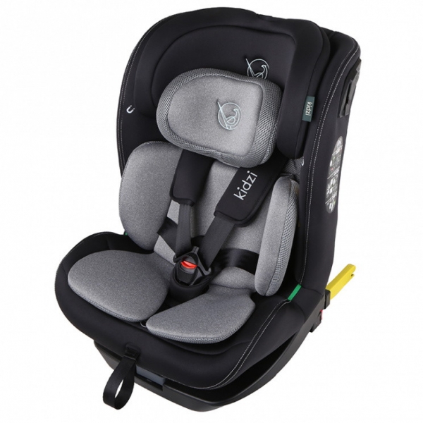 Детское автокресло Kidzi Spin 360 i-SIZE серый