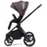 Детская коляска Peppy Monaco 3 в 1 с автокреслом First Brownie коричневый, рама черная