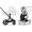Коляска Cybex Priam V Matt Black Style Collection 2 в 1 Off White