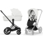 Коляска Cybex Priam V Matt Black Style Collection 2 в 1 Off White