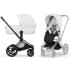 Коляска Cybex Priam V Matt Black Style Collection 2 в 1 Off White