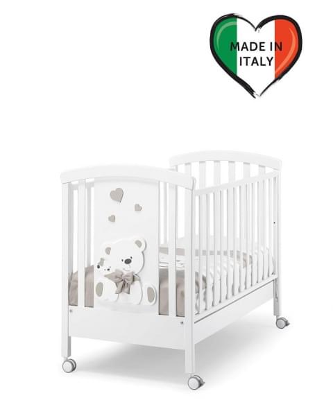 Детская кровать Erbesi Tato белый/песочный