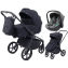 Детская коляска Rant Flex Therm Soft 4 в 1 с автокреслом Miro и базой Midnight Black