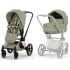 Коляска Cybex Priam V Rosegold Style Collection 2 в 1 Sage Green