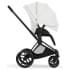 Коляска Cybex Priam V Matt Black Style Collection 2 в 1 Off White