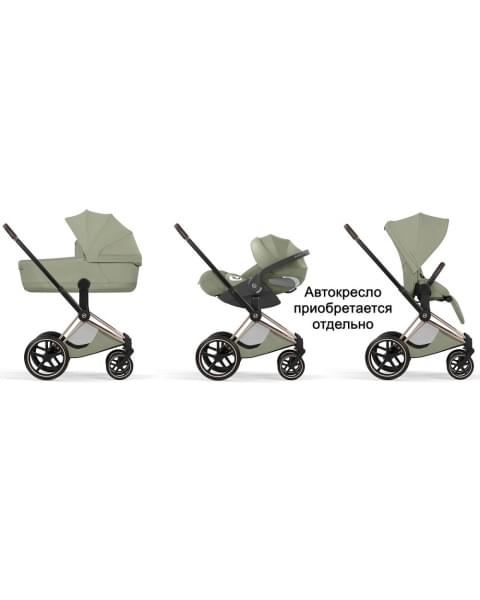 Коляска Cybex Priam V Rosegold Style Collection 2 в 1 Sage Green
