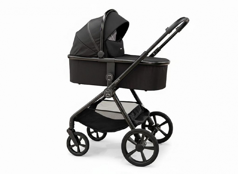 Коляска 2 в 1 Agex Life 2026, Black (Черный)