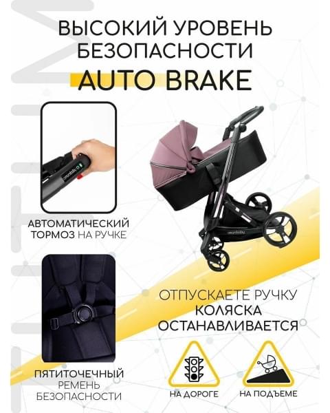 Коляска детская 2 в 1 AmaroBaby Tutum, Pink (Розовый)