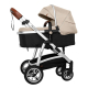 Коляска 2 в 1 Baby Tilly T-165 Futuro Air, Peanut Beige (Бежевый)