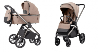 Коляска 2 в 1 Carrello Omega CRL-6530/1, Fantastic Beige (Бежевый)
