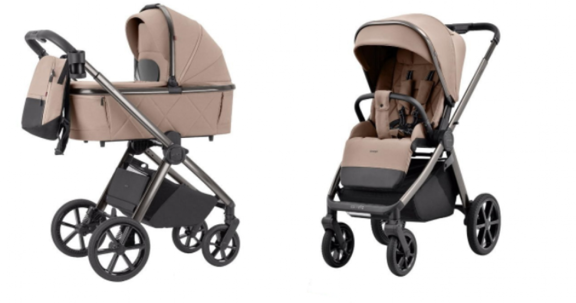 Коляска 2 в 1 Carrello Omega CRL-6530/1, Fantastic Beige (Бежевый)