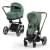 Коляска 2 в 1 Cybex Priam IV Platinum Collection шасси Chrome Brown, Leaf Green (Зеленый)