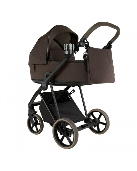 Детская коляска 2 в 1 Roan Sol 2.0 Turkish Coffe/ Black/руч.Cappuccino