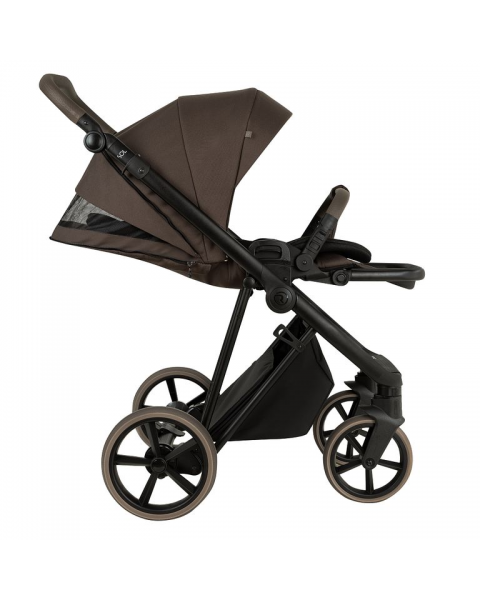 Детская коляска 2 в 1 Roan Sol 2.0 Turkish Coffe/ Black/руч.Cappuccino