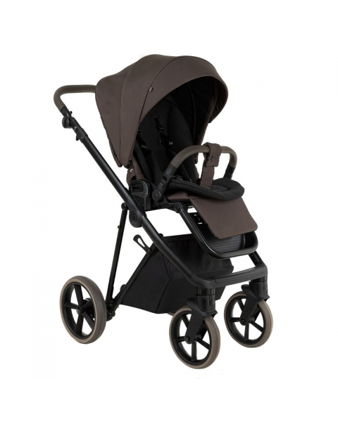 Детская коляска 2 в 1 Roan Sol 2.0 Turkish Coffe/ Black/руч.Cappuccino