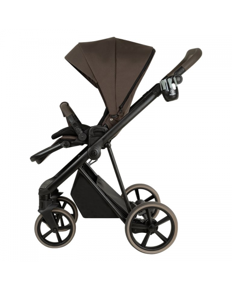 Детская коляска 2 в 1 Roan Sol 2.0 Turkish Coffe/ Black/руч.Cappuccino