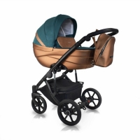 Коляска 3 в 1 Bexa Ideal Limited Edition, LE 105 (Золотой + Зеленый)
