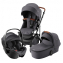 Коляска 3 в 1 Britax Roemer Smile 5Z, Midnight Grey (Темно-серый) + Автокресло Britax Roemer Baby-Safe Pro (0-13 кг), Space Black (Черный)