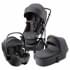 Коляска 3 в 1 Britax Roemer Smile 5Z, Midnight Grey (Темно-серый) + Автокресло Britax Roemer Baby-Safe Pro Classic (0-13 кг), Deep Black (Черный)