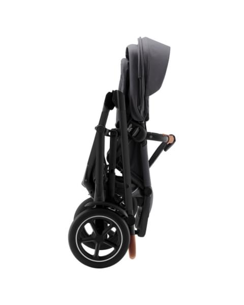 Коляска 3 в 1 Britax Roemer Smile 5Z, Midnight Grey (Темно-серый) + Автокресло Britax Roemer Baby-Safe Pro Classic (0-13 кг), Deep Black (Черный)