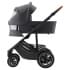 Коляска 3 в 1 Britax Roemer Smile 5Z, Midnight Grey (Темно-серый) + Автокресло Britax Roemer Baby-Safe Pro Classic (0-13 кг), Deep Black (Черный)