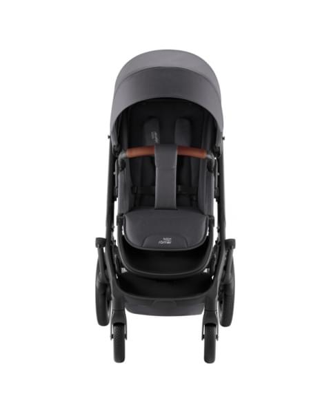 Коляска 3 в 1 Britax Roemer Smile 5Z, Midnight Grey (Темно-серый) + Автокресло Britax Roemer Baby-Safe Pro Classic (0-13 кг), Deep Black (Черный)