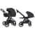 Коляска 3 в 1 Carrello Omega + CRL-6545, Cosmo Black (Черный)