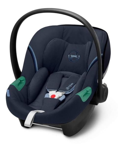 Коляска 3 в 1 Cybex Priam IV Rosegold и автокресло Aton S2 i-Size с базой Base One Leaf Green/Ocean Blue