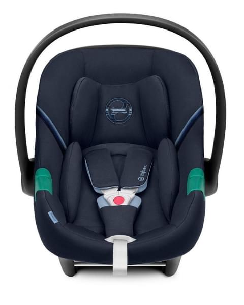 Коляска 3 в 1 Cybex Priam IV Rosegold и автокресло Aton S2 i-Size с базой Base One Leaf Green/Ocean Blue