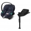 Коляска 3 в 1 Cybex Priam IV Rosegold и автокресло Aton S2 i-Size с базой Base One Leaf Green/Ocean Blue