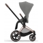 Коляска 3 в 1 Cybex Priam IV Rosegold и автокресло Aton S2 i-Size с базой Base One Mirage Grey/Lava Grey