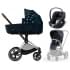 Коляска 3 в 1 Cybex Priam IV и автокресло Cloud T i-Size Jewels of Nature/Chrome Brown