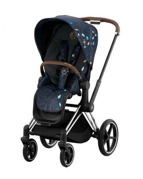 Коляска 3 в 1 Cybex Priam IV и автокресло Cloud T i-Size Jewels of Nature/Chrome Brown
