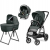 Коляска 3 в 1 Peg-Perego Veloce TC Belvedere Lounge, Metal New