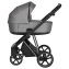 Коляска 3 в 1 Roan Sol Lux, Cloud Grey шасси Nikiel (Серый)