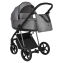 Коляска 3 в 1 Roan Sol Lux, Cloud Grey шасси Nikiel (Серый)