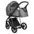 Коляска 3 в 1 Roan Sol Lux, Cloud Grey шасси Nikiel (Серый)