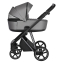 Коляска 3 в 1 Roan Sol Lux, Cloud Grey шасси Nikiel (Серый)
