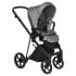 Коляска 3 в 1 Roan Sol Lux, Cloud Grey шасси Nikiel (Серый)