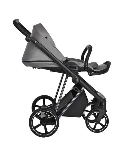 Коляска 3 в 1 Roan Sol Lux, Cloud Grey шасси Nikiel (Серый)
