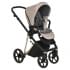 Коляска 3 в 1 Roan Sol Luxury, Sesame шасси Gold (Бежевый)