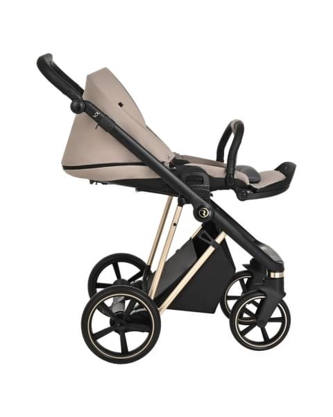 Коляска 3 в 1 Roan Sol Luxury, Sesame шасси Gold (Бежевый)