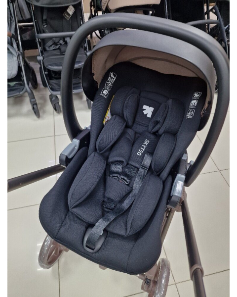 Коляска 3 в 1 Skyteo Kairo 755 коричневый