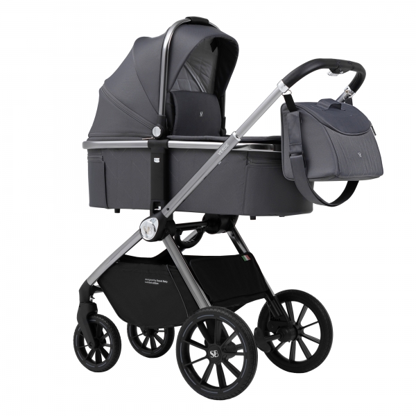 Коляска 3в1 Sweet Baby Verde Silver Dark Grey